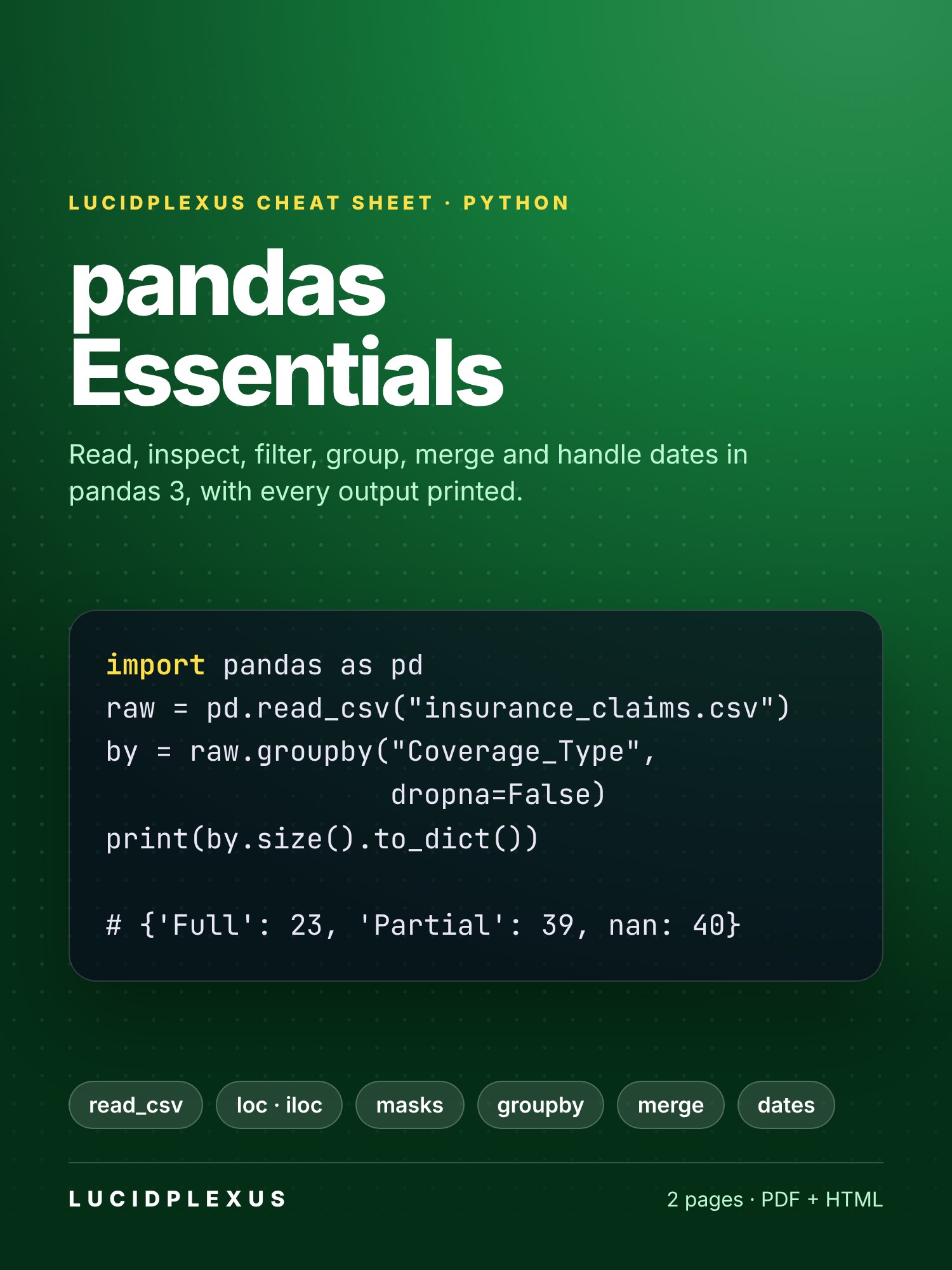 pandas Essentials